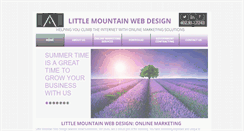Desktop Screenshot of littlemountainwebdesign.com
